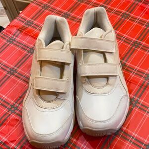 Reebok Cream and White Sneakers